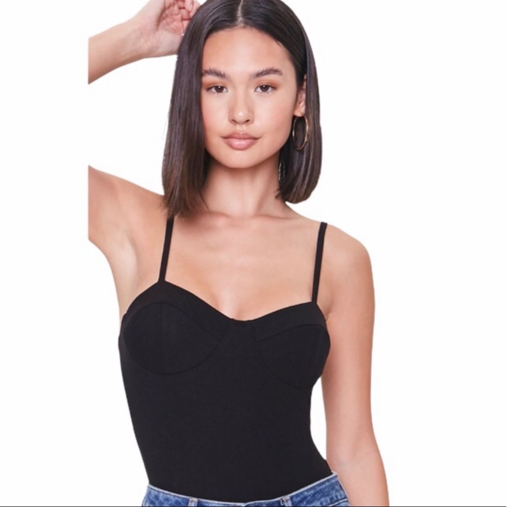 Black Bustier Body Suit